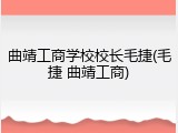曲靖工商学校校长毛捷(毛捷 曲靖工商)