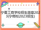 宁夏工商学校招生简章2023(宁商校2023招生)