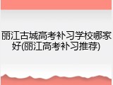 丽江古城高考补习学校哪家好(丽江高考补习推荐)