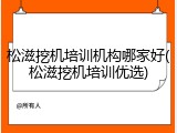 松滋挖机培训机构哪家好(松滋挖机培训优选)