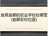 宜昌宜都的农业学校在哪里(宜都农校位置)
