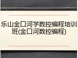 乐山金口河学数控编程培训班(金口河数控编程)