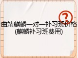 曲靖麒麟一对一补习班价格(麒麟补习班费用)