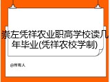 崇左凭祥农业职高学校读几年毕业(凭祥农校学制)
