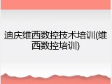 迪庆维西数控技术培训(维西数控培训)
