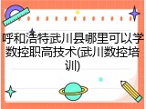 呼和浩特武川县哪里可以学数控职高技术(武川数控培训)