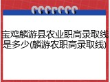宝鸡麟游县农业职高录取线是多少(麟游农职高录取线)