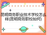 昆明商务职业技术学校怎么样(昆明商务职校如何)