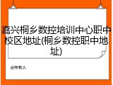 嘉兴桐乡数控培训中心职中校区地址(桐乡数控职中地址)