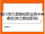银川贺兰县数控职业高中有哪些(贺兰数控职高)