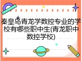 秦皇岛青龙学数控专业的学校有哪些职中生(青龙职中数控学校)