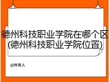德州科技职业学院在哪个区(德州科技职业学院位置)
