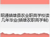 昭通镇雄县农业职高学校读几年毕业(镇雄农职高学制)