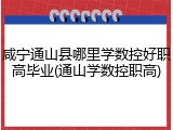 咸宁通山县哪里学数控好职高毕业(通山学数控职高)
