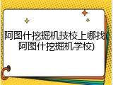 阿图什挖掘机技校上哪找(阿图什挖掘机学校)