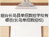 烟台长岛县单招数控学校有哪些(长岛单招数控校)