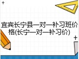 宜宾长宁县一对一补习班价格(长宁一对一补习价)