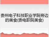 贵州电子科技职业学院旁边的美食(贵电职院美食)