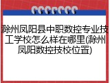 滁州凤阳县中职数控专业技工学校怎么样在哪里(滁州凤阳数控技校位置)