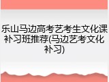 乐山马边高考艺考生文化课补习班推荐(马边艺考文化补习)