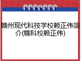 赣州现代科技学校赖正伟简介(赣科校赖正伟)