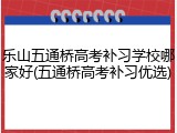 乐山五通桥高考补习学校哪家好(五通桥高考补习优选)