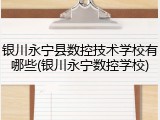 银川永宁县数控技术学校有哪些(银川永宁数控学校)