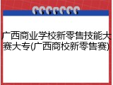 广西商业学校新零售技能大赛大专(广西商校新零售赛)