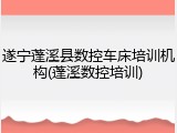 遂宁蓬溪县数控车床培训机构(蓬溪数控培训)