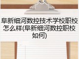 阜新细河数控技术学校职校怎么样(阜新细河数控职校如何)
