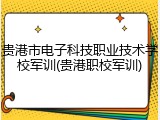 贵港市电子科技职业技术学校军训(贵港职校军训)