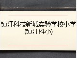 镇江科技新城实验学校小学(镇江科小)
