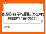 麒麟财经学校职校怎么样(麒麟财经职校如何)