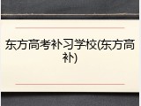 东方高考补习学校(东方高补)