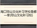 海口琼山文化补习学校是哪一家(琼山文化补习校)