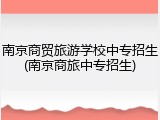 南京商贸旅游学校中专招生(南京商旅中专招生)