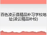 百色凌云县精品补习学校地址(凌云精品补校)