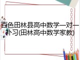 百色田林县高中数学一对一补习(田林高中数学家教)