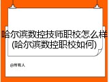 哈尔滨数控技师职校怎么样(哈尔滨数控职校如何)