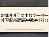 防城港港口高中数学一对一补习(防城港高中数学1对1)