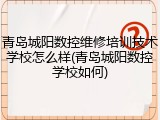 青岛城阳数控维修培训技术学校怎么样(青岛城阳数控学校如何)