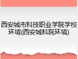 西安城市科技职业学院学校环境(西安城科院环境)