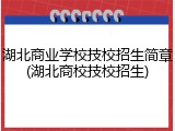 湖北商业学校技校招生简章(湖北商校技校招生)