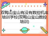 双鸭山宝山有没有数控机床培训学校(双鸭山宝山数控培训)