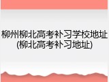 柳州柳北高考补习学校地址(柳北高考补习地址)