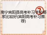 南宁宾阳县高考补习学校哪家比较好(宾阳高考补习推荐)