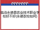 临沧永德县农业技术职业学校好不好(永德农校如何)