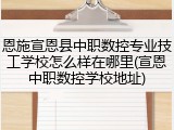 恩施宣恩县中职数控专业技工学校怎么样在哪里(宣恩中职数控学校地址)