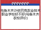 乌鲁木齐沙依巴克农业技术职业学校好不好(乌鲁木齐农校评价)