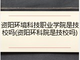 资阳环境科技职业学院是技校吗(资阳环科院是技校吗)